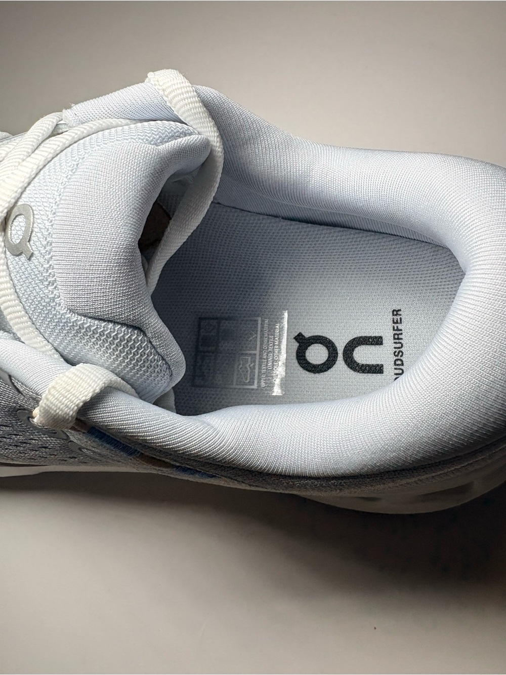 On Cloudsurfer 2  Light Blue Running Shoe brand new in box ( size 8 woman ) - Picture 10 of 16